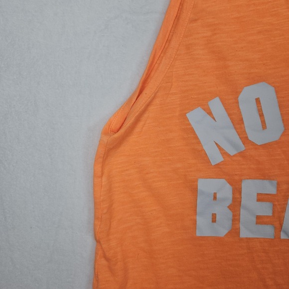 PINK Victorias Secret Womens Sz XS Neon Orange Tank Top No Basic Beaches - Picture 8 of 16